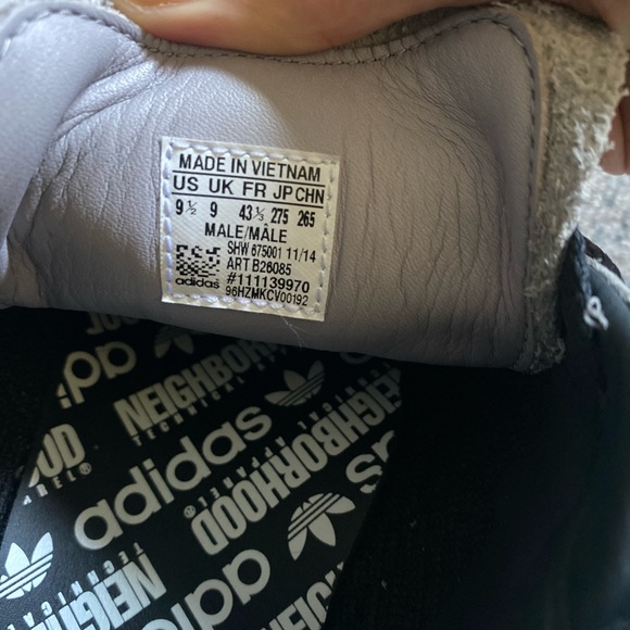 ADIDAS ORIGINALS x NEIGHBORHOOD  men 9.5 mid rise sneakers - Picture 8 of 9